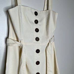 Dress , beige , medium